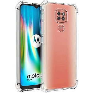 CAPA PARA CELULAR TPU ANTI-IMPACTO TRANSPARENTE MOTO G9 PLAY