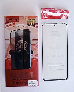 PACOTE DE PELÍCULA DE VIDRO 9D XIAOMI REDMI K40 PRO 25UN