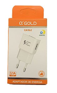 FONTE USB A'GOLD 3.1A 1 ENTRADA USB