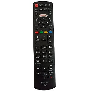 CONTROLE PARA TV LCD PANASONIC NETFLIX, APPa