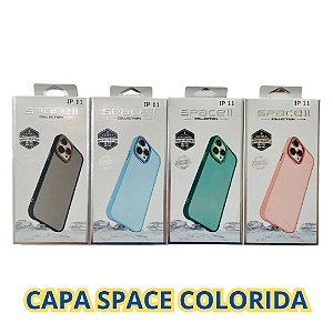 CAPA SPACE PARA IPHONE 15 COLORIDA