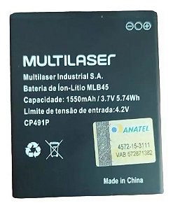 BATERIA DE CELULAR MULTILASER MS45