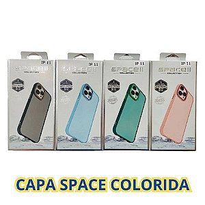CAPA SPACE PARA IPHONE 12 PRO MAX COLORIDA