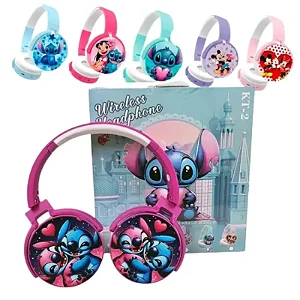 FONE BLUETOOTH TEMAS STITCH E MICKEY KT-2