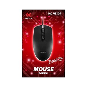 MOUSE COM FIO MOX MO-ME109