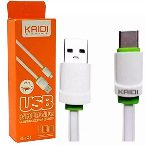 CABO DE CELULAR KAIDI TIPO C 1M TC30