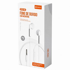 FONE DE OUVIDO PMCELL COM MICROFONE MOD. FO-19
