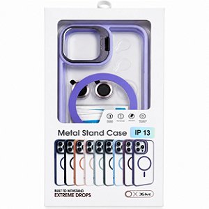 CAPA MAGSAFE COLORIDA PARA IPHONE 13 COM LENTE DE CAMÊRA