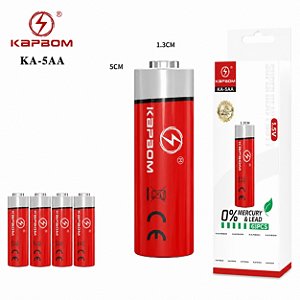 PILHA KAPBOM AA CX COM 60UN KA-5AA