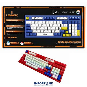 TECLADO PARA PC MECÂNICO GAMER USB MOD. LEY-2092