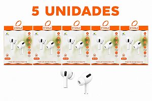 KIT 5 FONE DE OUVIDO BLUETOOTH A'GOLD FN-BA3