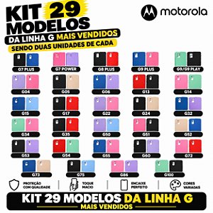 KIT 29 MODELOS DE MOTOROLAS MAIS VENDIDOS DA LINHA G