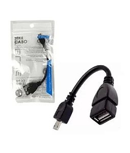 CABO USB FEMÊA + V8/ OTG V8