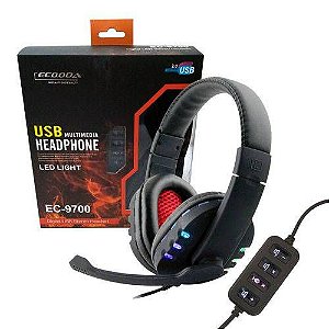 FONE HEADSET GAMER USB PS3 E PC