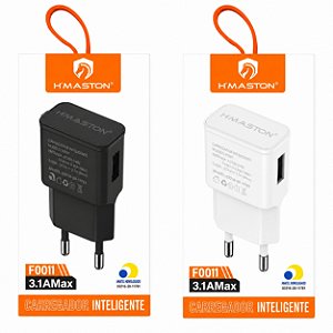 FONTE USB H'MASTON 3.1A COM 1 ENTRADA USB F001