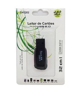LEITOR DE CARTÃO USB PEQUENO