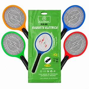 RAQUETE MATA MOSQUITO KAPBOM RECARREGAVEL KA-66