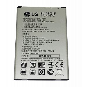 BATERIA DE CELULAR LG K10 2017 MOD. BL-46G1F