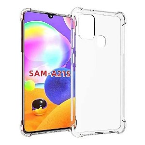 CAPA PARA CELULAR TPU ANTI-IMPACTO TRANSPARENTE SAMSUNG A21S