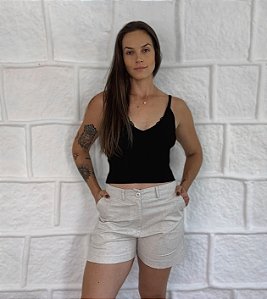 Regata Tricô Canelado