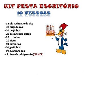 KIT FESTA ESCRITÓRIO