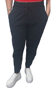 Calças Jogger 100% Algodão Fio 30/1 Pretas, Branca, Marinho, Militar- LISAS, GOLA REDONDA - apenas R$25,50 Cada