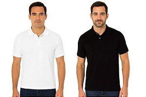 Gola Polo de Malha de Algodão Fio 30/1 - LISAS, GOLA REDONDA
