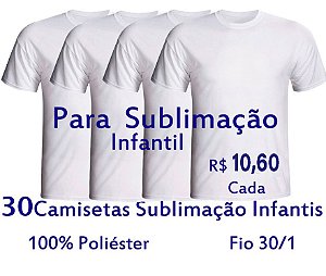 camisas lisas para estampar atacado