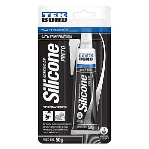 SILICONE NEUTRO OXIMICO PRETO 70GR / TEKBOND / A PARTIR DE 21,00 NO COMBO