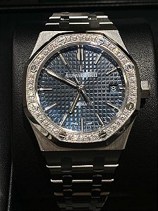 RELOGIO AUDEMARS PIGUET ROYAL OAK DIAMOND 36MM REPLIK
