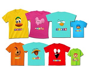 Kit Família Personalizado Pocoyo