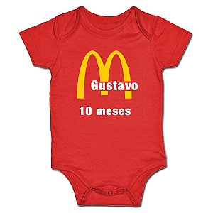 Body Bebê Mc Personalizado