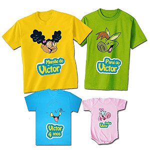 Kit Família Personalizado Meu Amigãozão