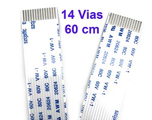 Cabo Flat 14 Vias Cabeça Epson 4720 I3200 60cm