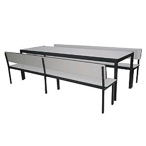 Conjunto Refeitorio Infantil Com Encosto