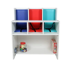 Bancada De Alimentação Colorida 3 Lugares