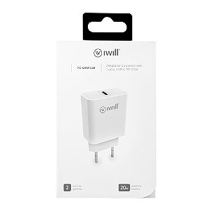 Adaptador 1 USB-C 20W PD