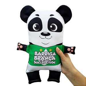 Almofada Panda Barriga branca social clube