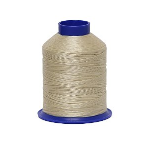 Linha de Nylon Bonderizada nº 20 - 100% Poliamida - Cor: Bege Claro