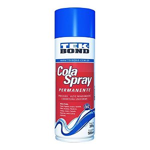 Cola Spray Permanente - Para estofamentos, revestimentos e uso geral - 500 ml