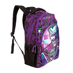 Mochila Juvenil Coringa The Joker Roxa de Costa