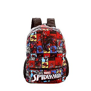 Mochila Escolar Bolsa do Homem Aranha Marvel De Costas