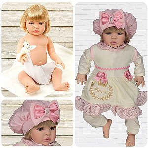 Boneca Reborn Ashley Caqui De Pano Cegonha Reborn Dolls - USA Magazine