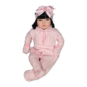 Boneca Bebe Reborn Yasmin Linda Flor Cegonha Reborn Dolls Mais 24  Acessórios 48cm - Chic Outlet - Economize com estilo!