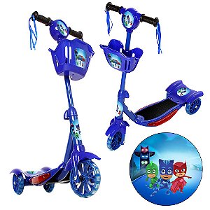 Brinquedo De Crianças Patinete Azul De Carros De Corrida em