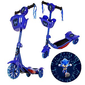 Patinete p Criança Sonic The Hedgehog Scooter 3 Rodas