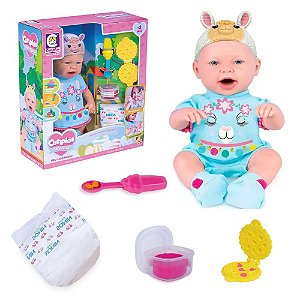 Boneca Baby Ninos Hora Do Lanche Bichinhos 2396 Cotiplas