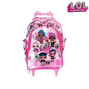 Mochila Infantil Escolar Lol Surprise Com Rodinhas