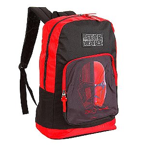 Mochila Juvenil Disney Star Wars Stormtrooper Vermelho costa