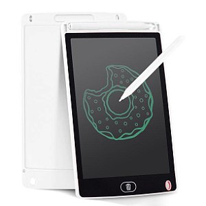 Tablet Lousa Mágica Infantil Escrever Desenhar Lcd Branco